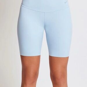 Nike Zenvy Women's High-Waisted 8" Biker Shorts XS Light Armory Blue
